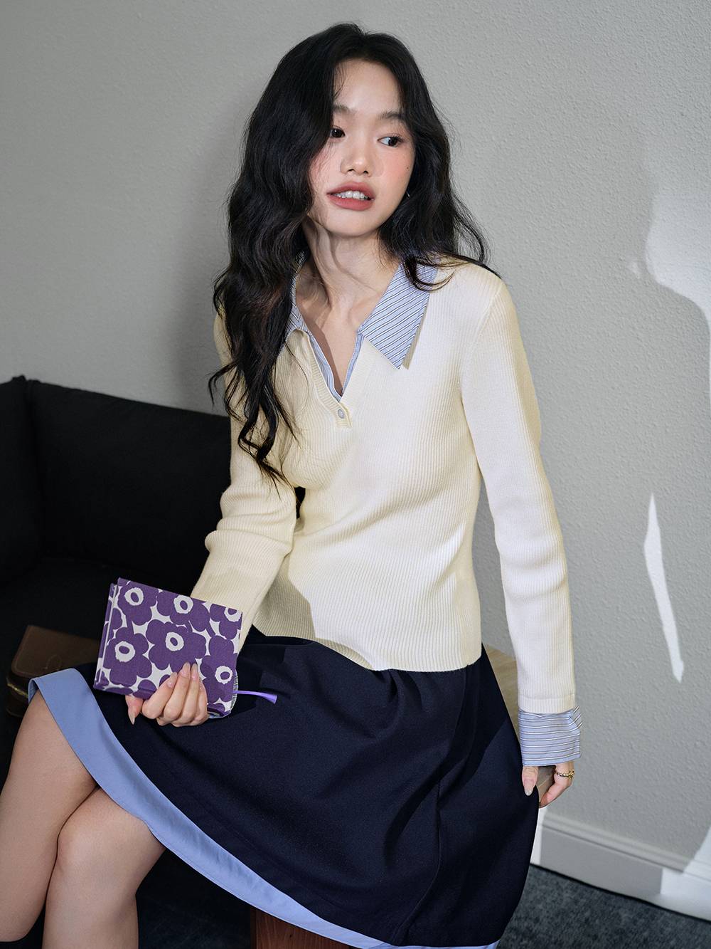 Layered Look Sweater