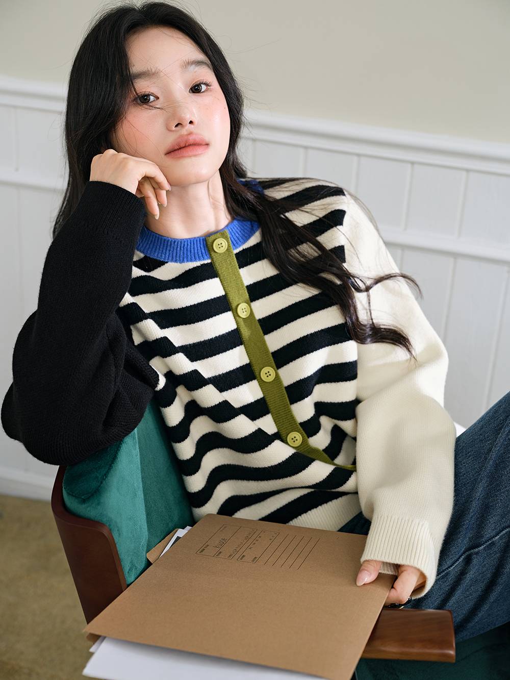 Colorblock Sweater