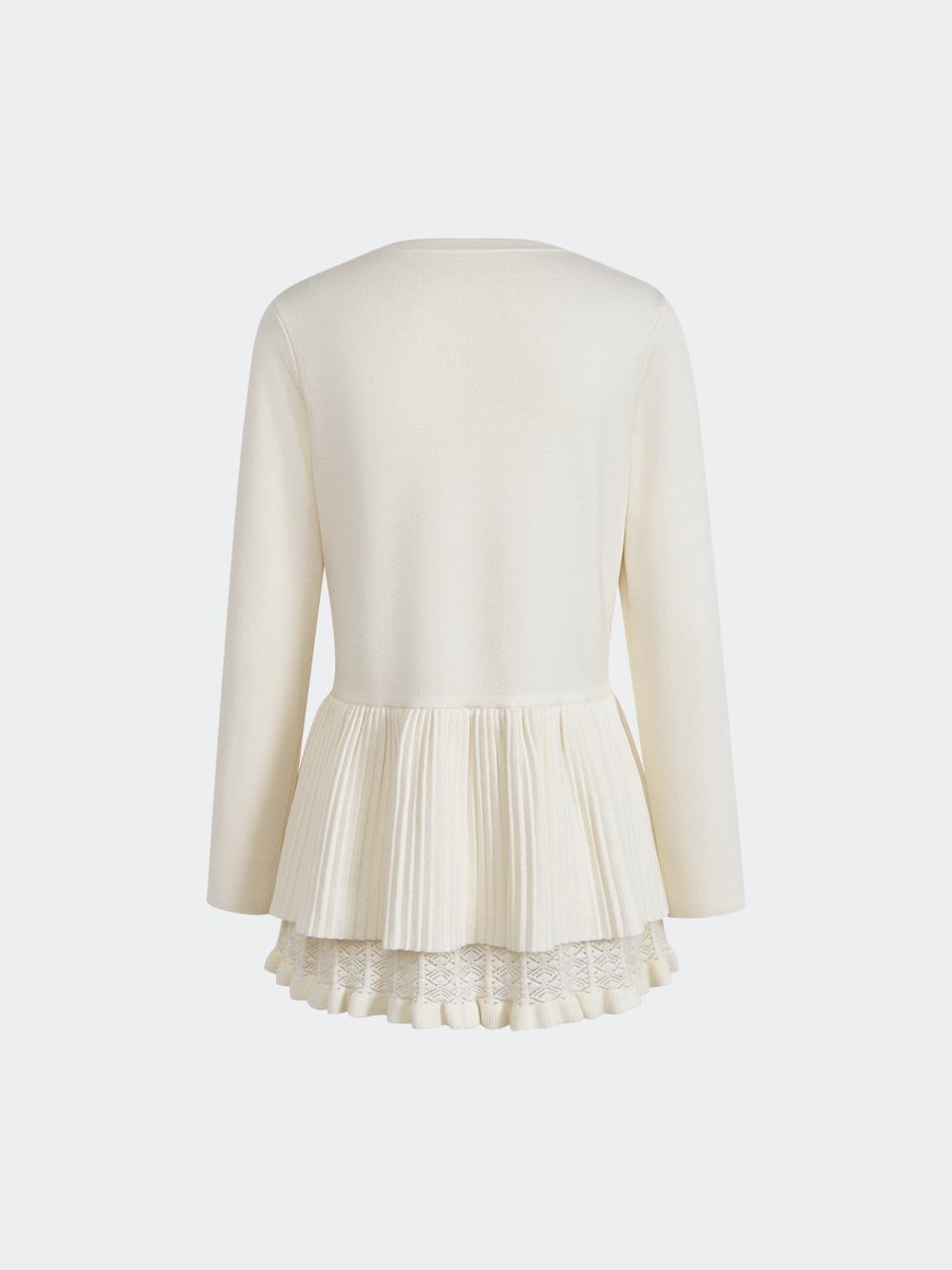 Layered Hem Knit Top