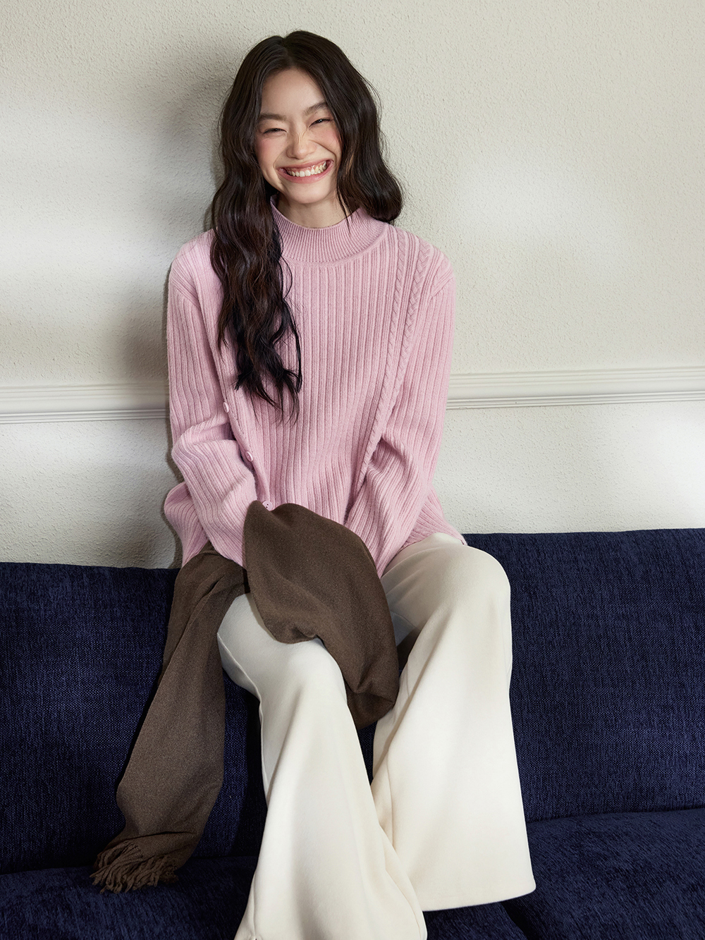 High-Waisted Flared Pants