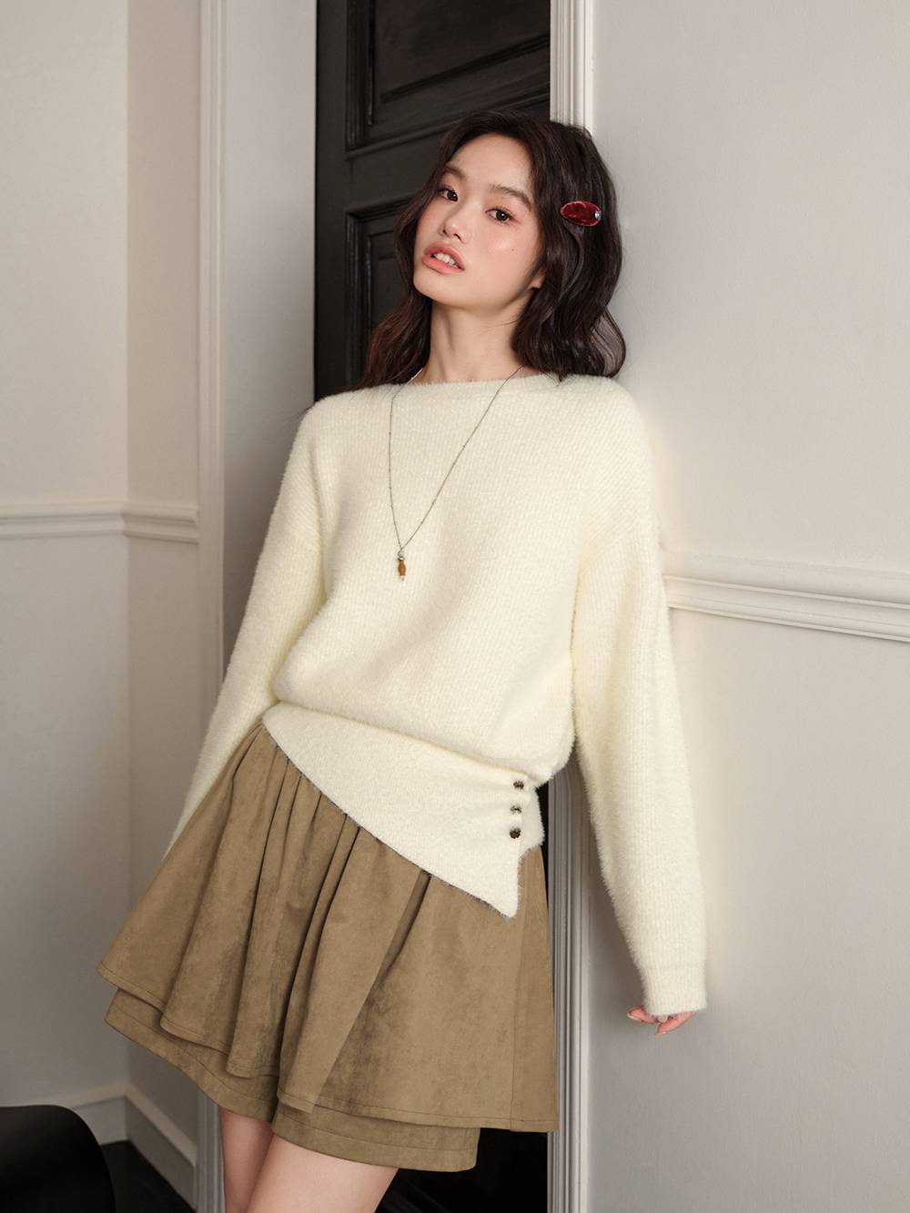 Waist-Cinched Sweater