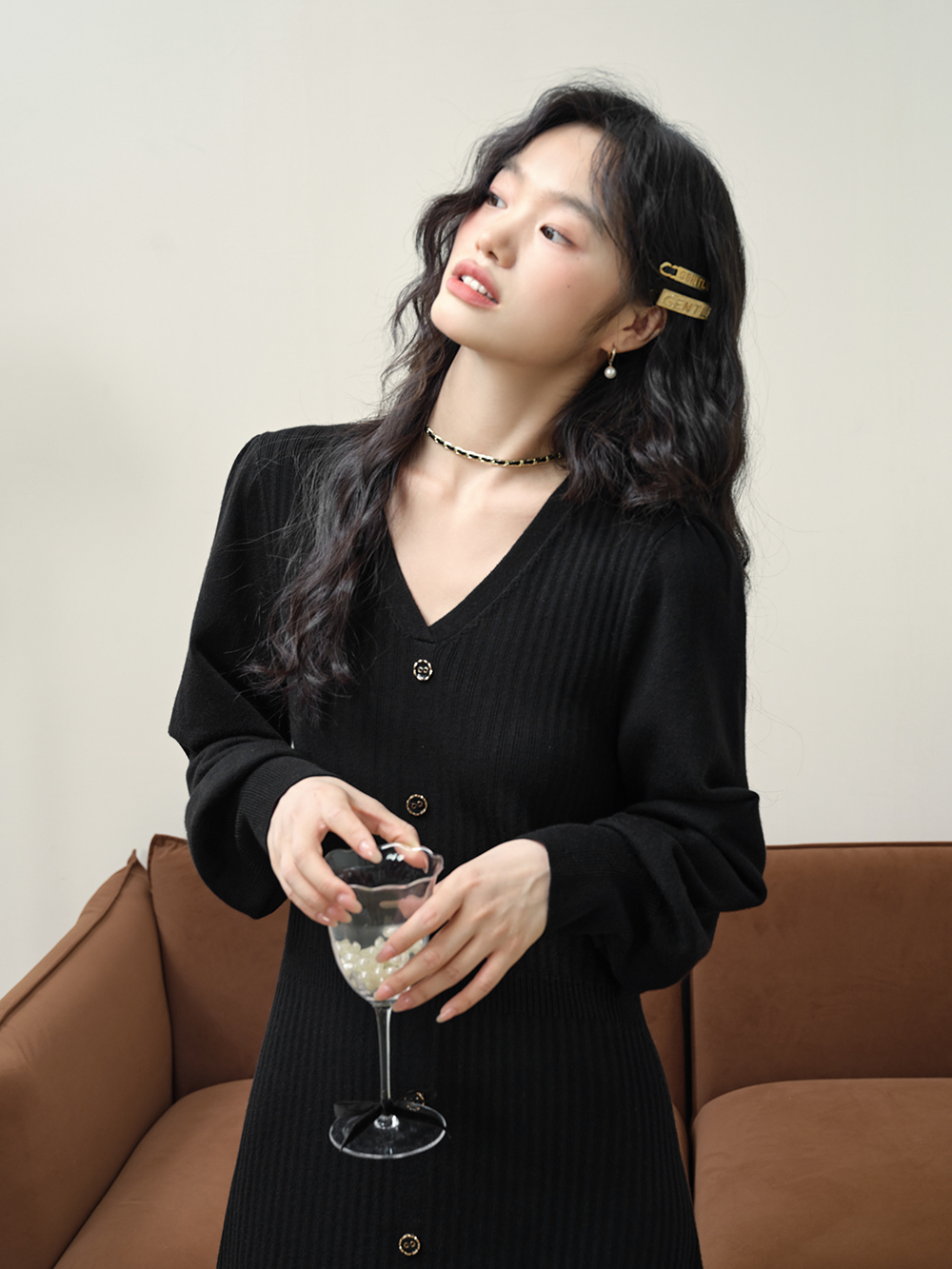 Long Sleeve Knit Dress