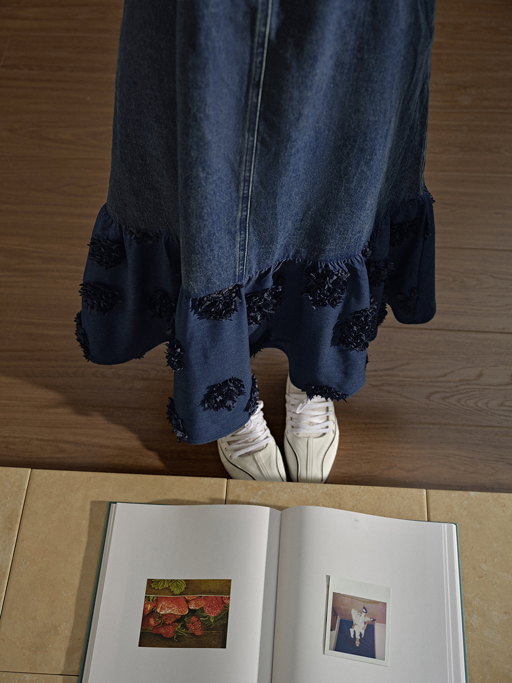 Denim Pinafore Dress