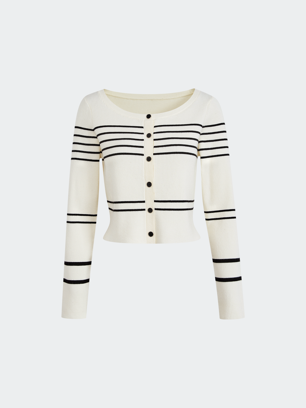 Striped Cardigan and Dress