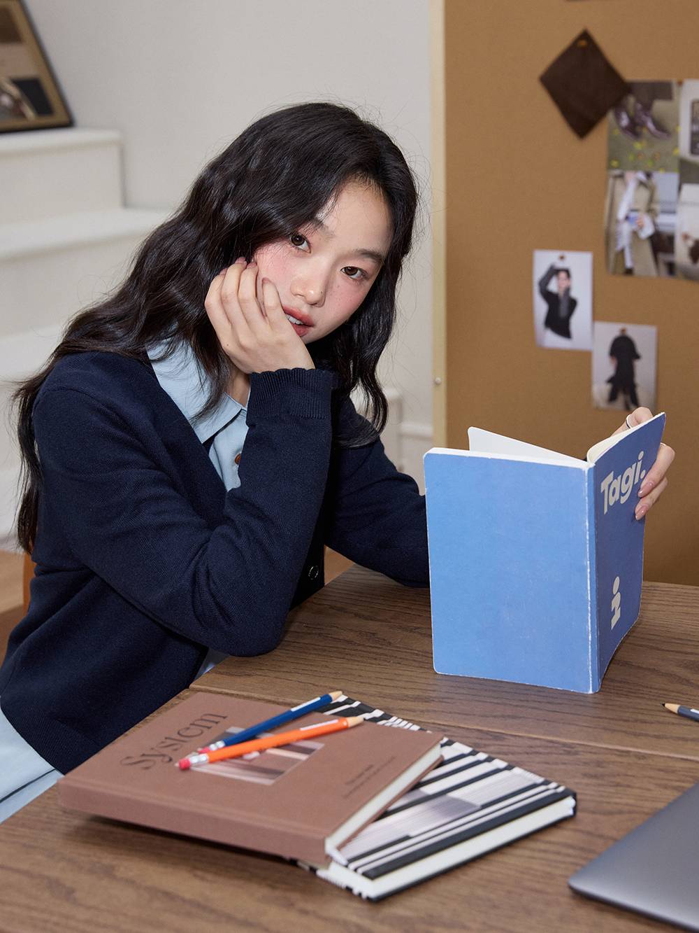 Cardigan Sweater and Knit Vest