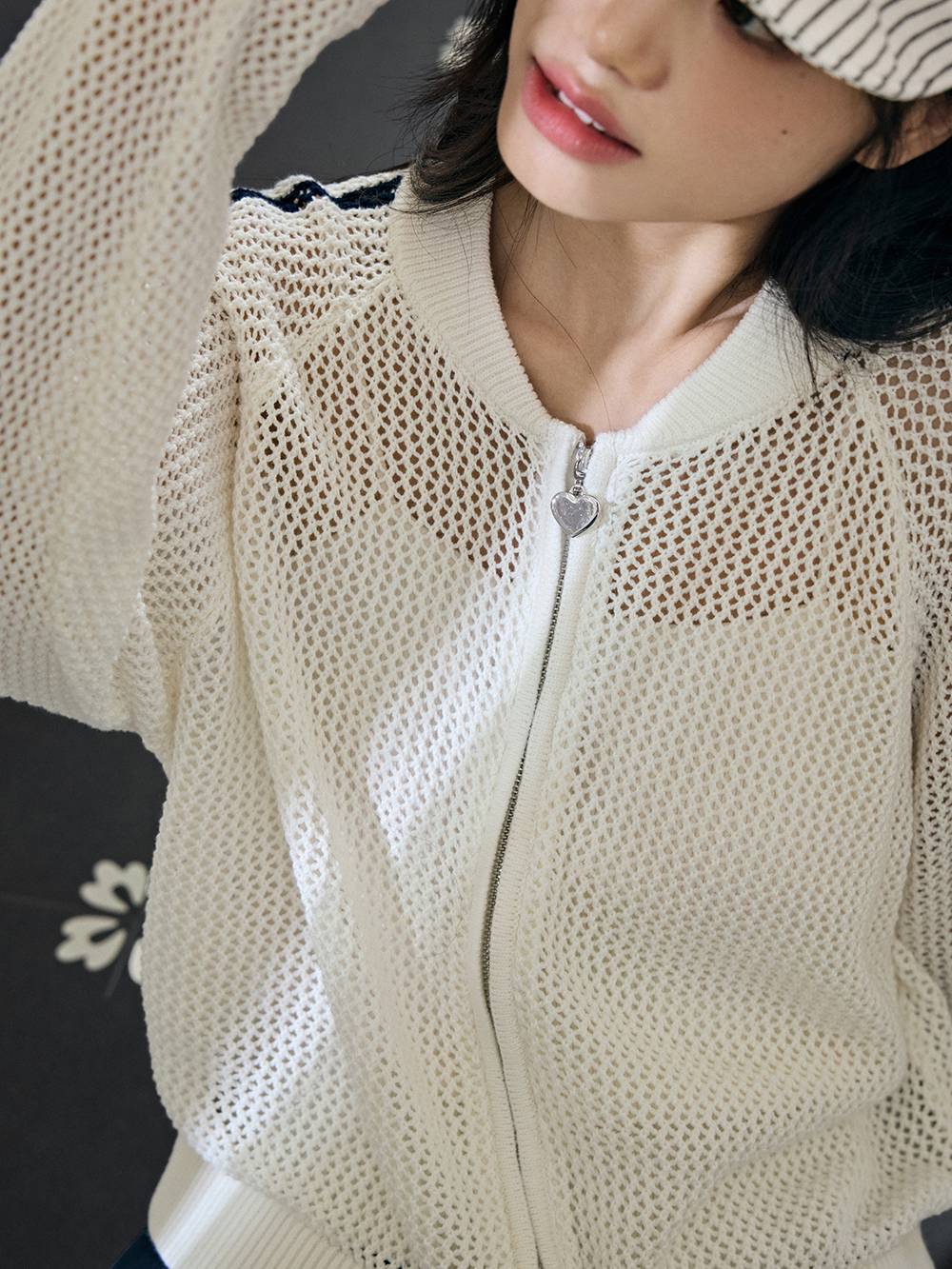 Openwork Knit Jacket