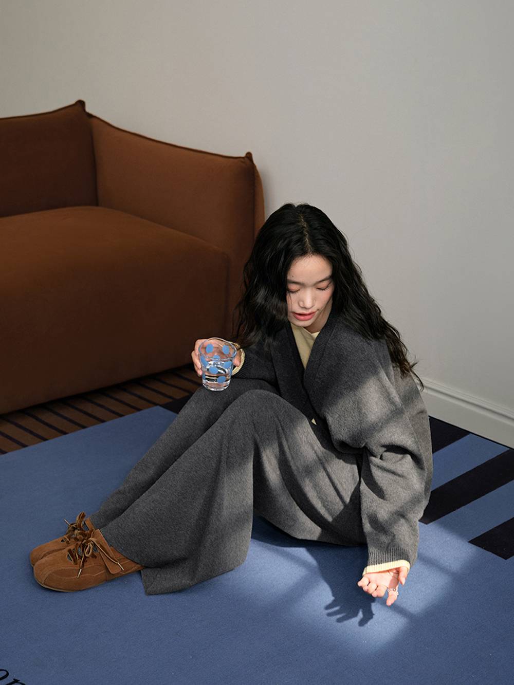 Layered Look Sweater and Pants