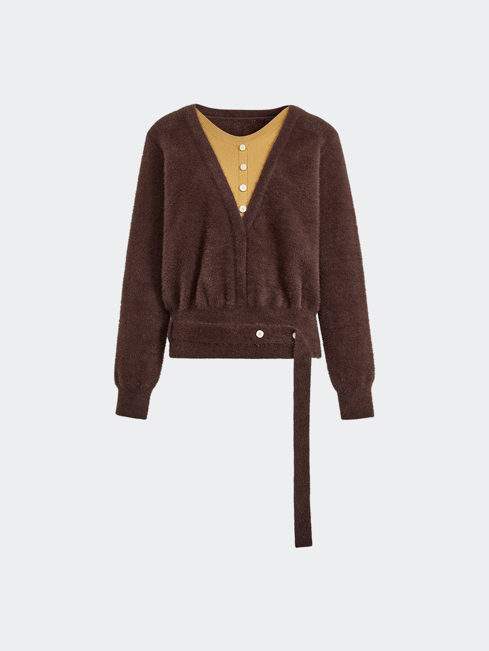 Layered Look Sweater