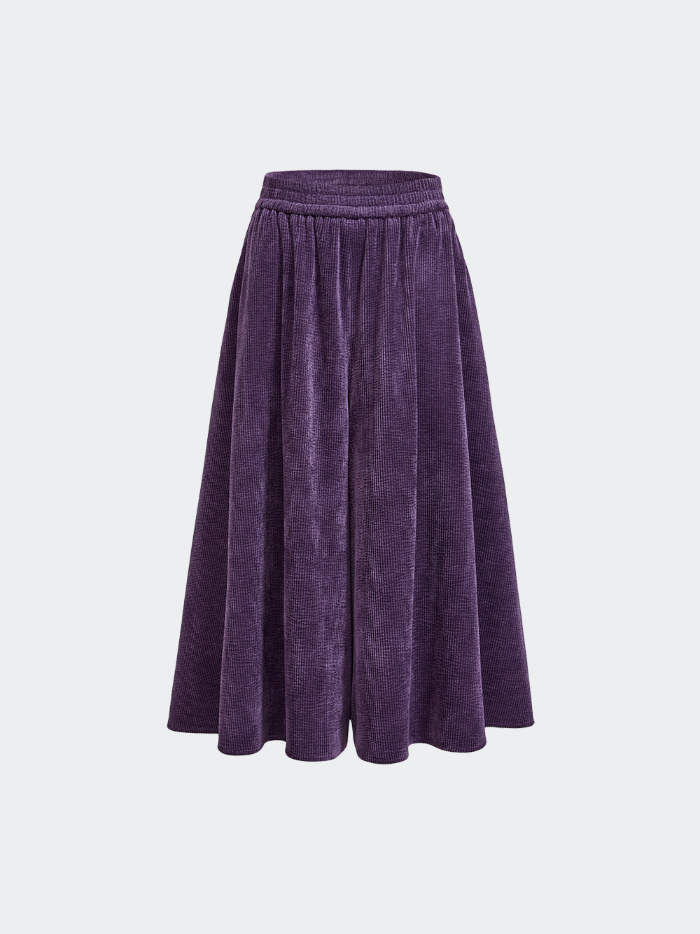 Corduroy Wide-Leg Pants