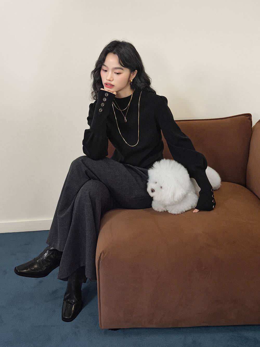 Long Sleeve Knit Top