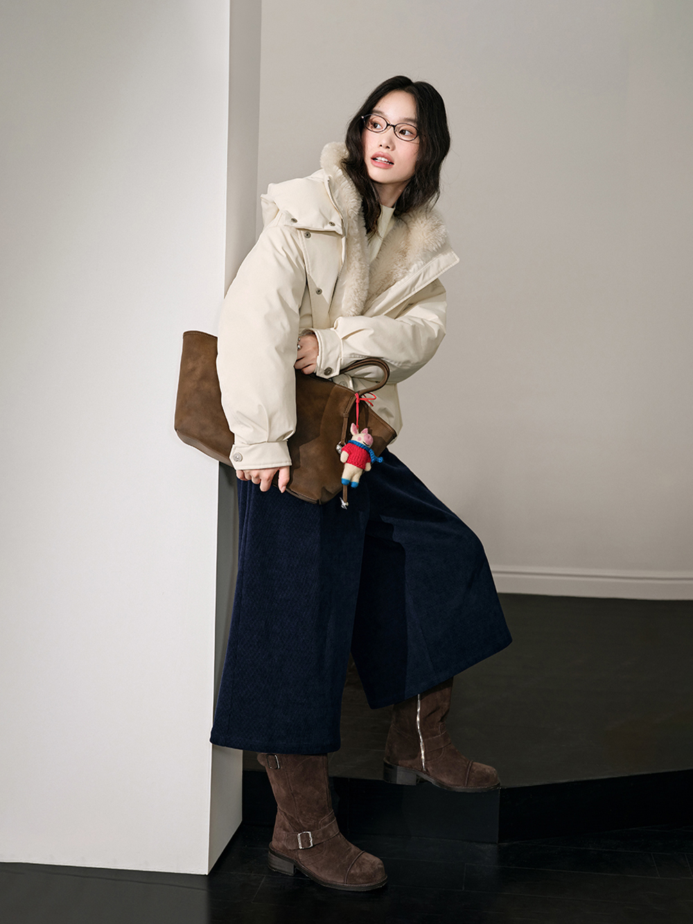 Hooded Stand Collar Down Jacket