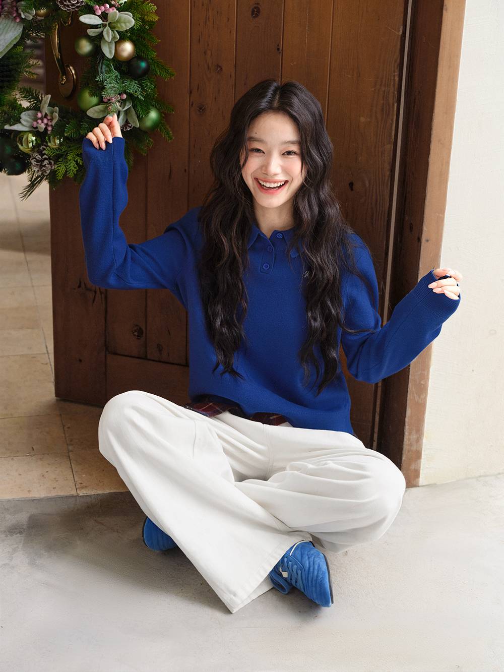 Long-Sleeve Knit Top