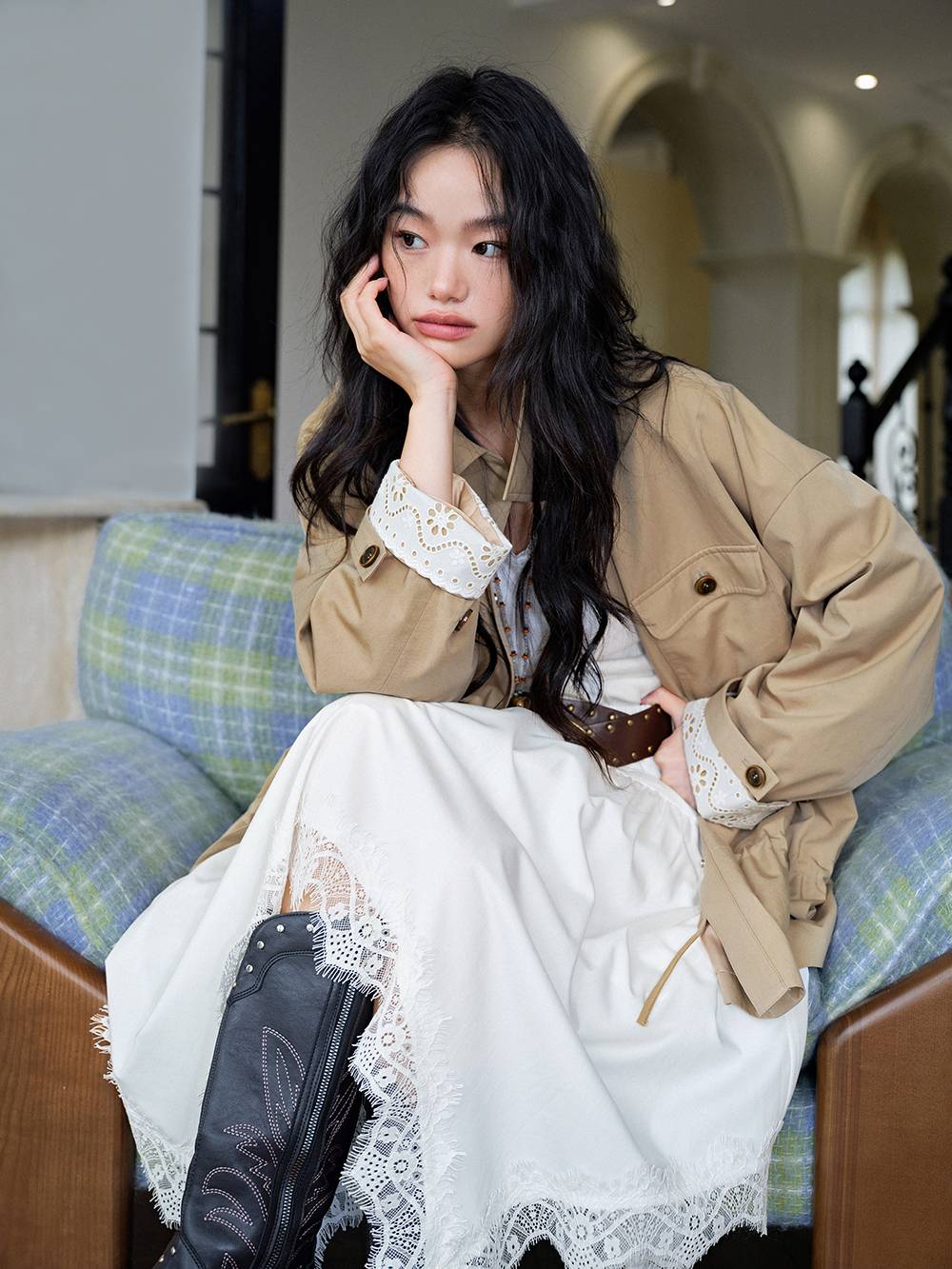 Drawstring Waist Jacket