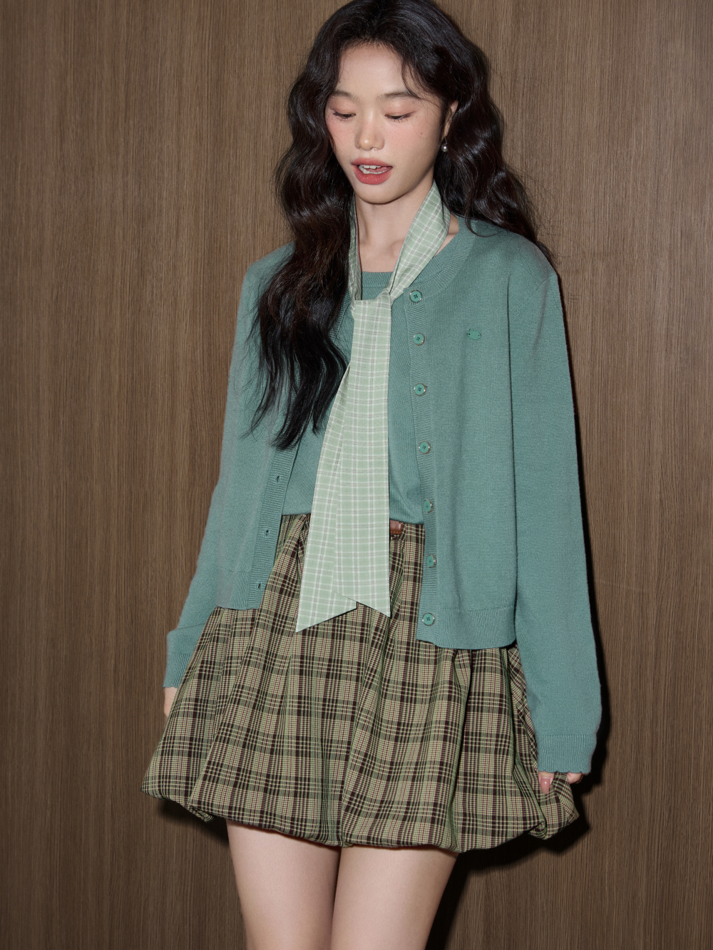 Cardigan Sweater and Knit Vest