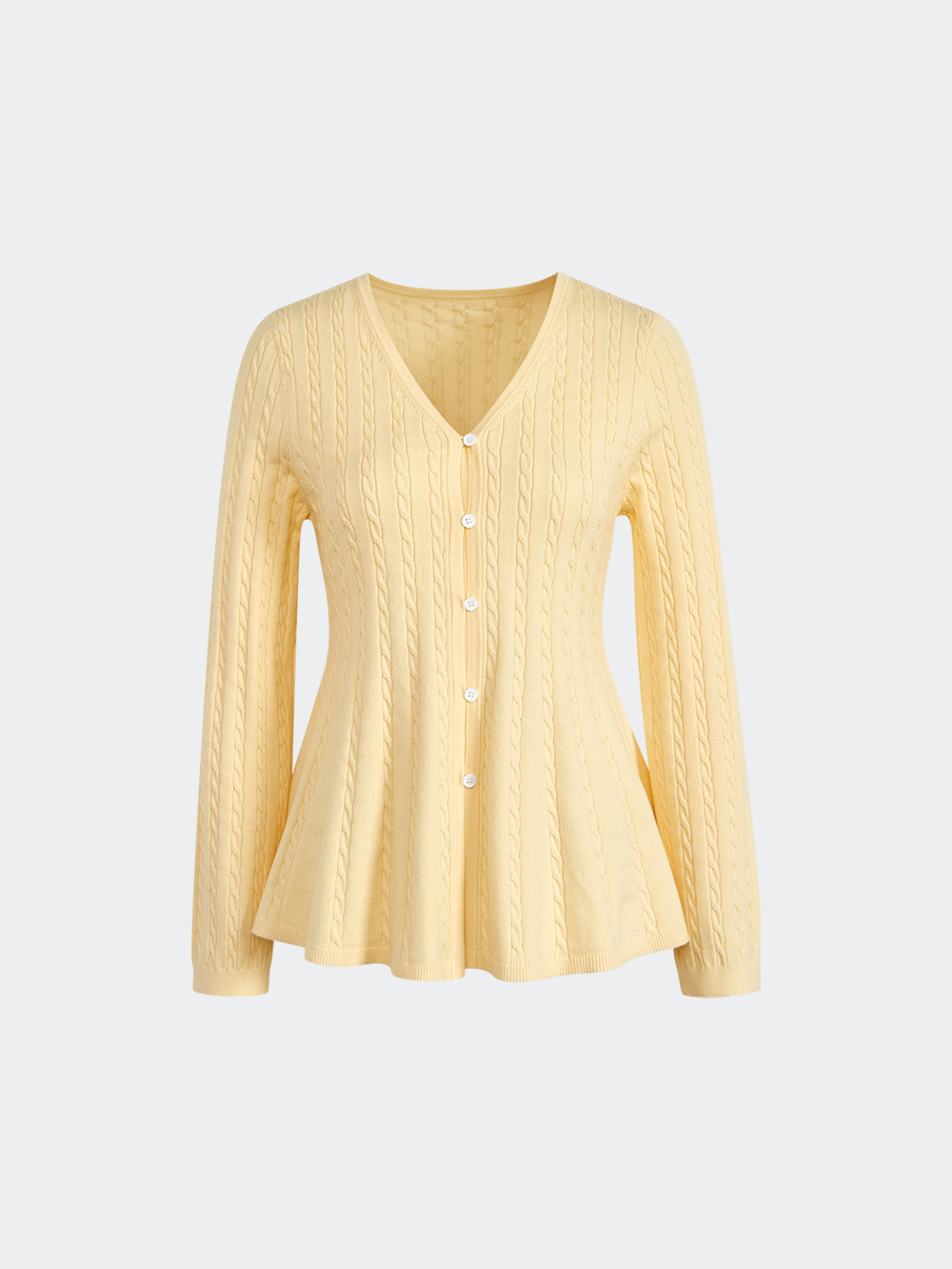 Knit Top and Lace Undershirt