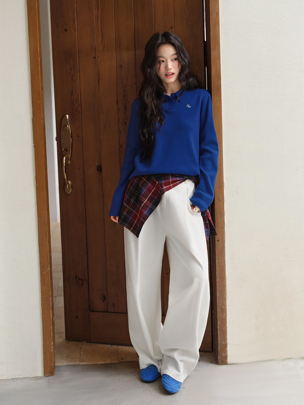 Long-Sleeve Knit Top