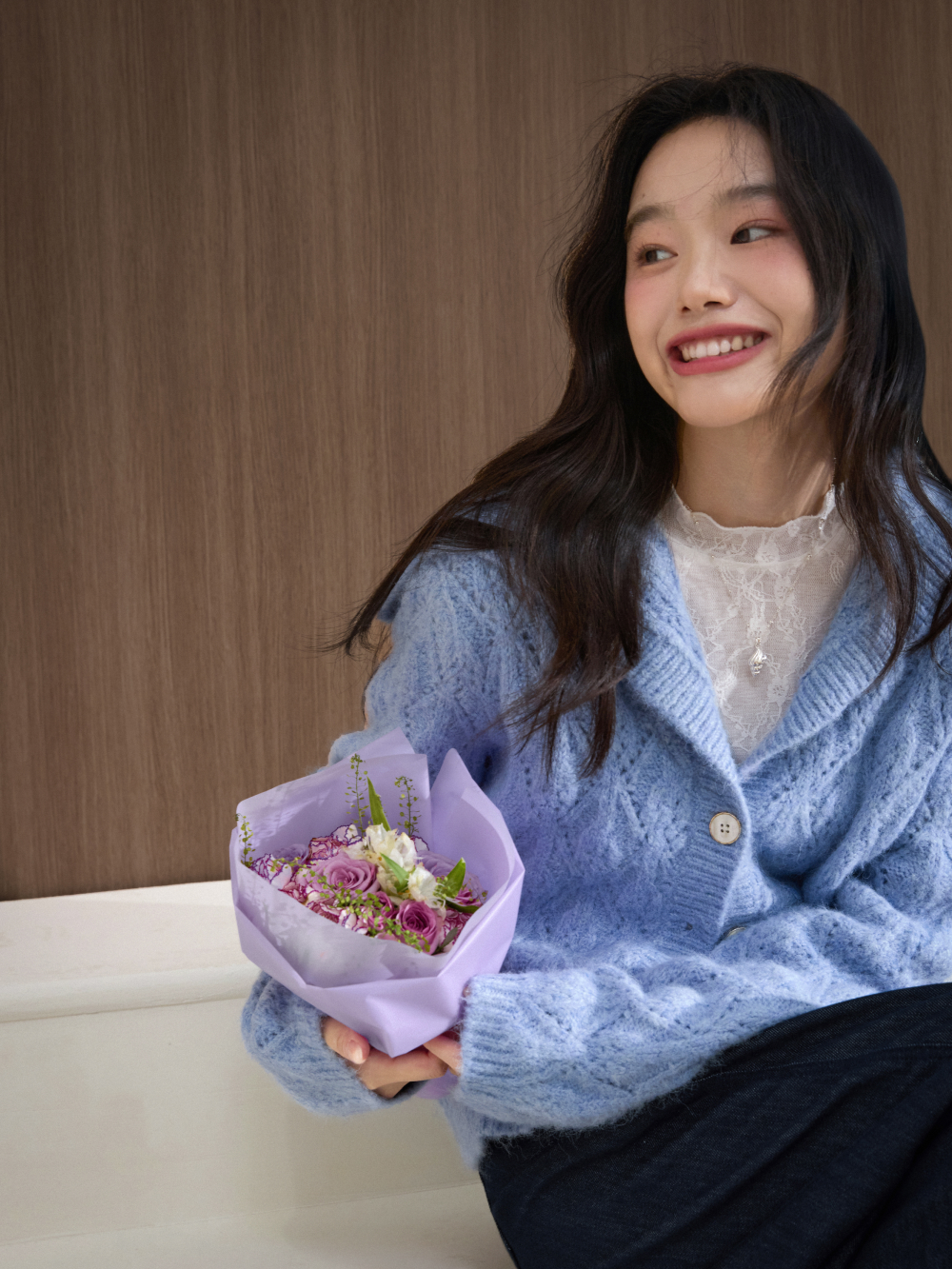 Sailor Collar Cardigan Sweater