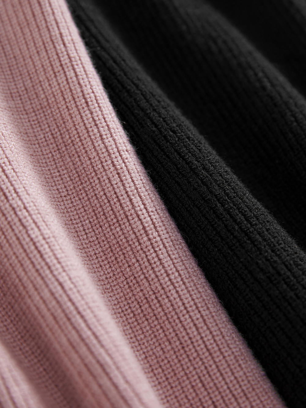 Bow Collar Ruffle Hem Sweater