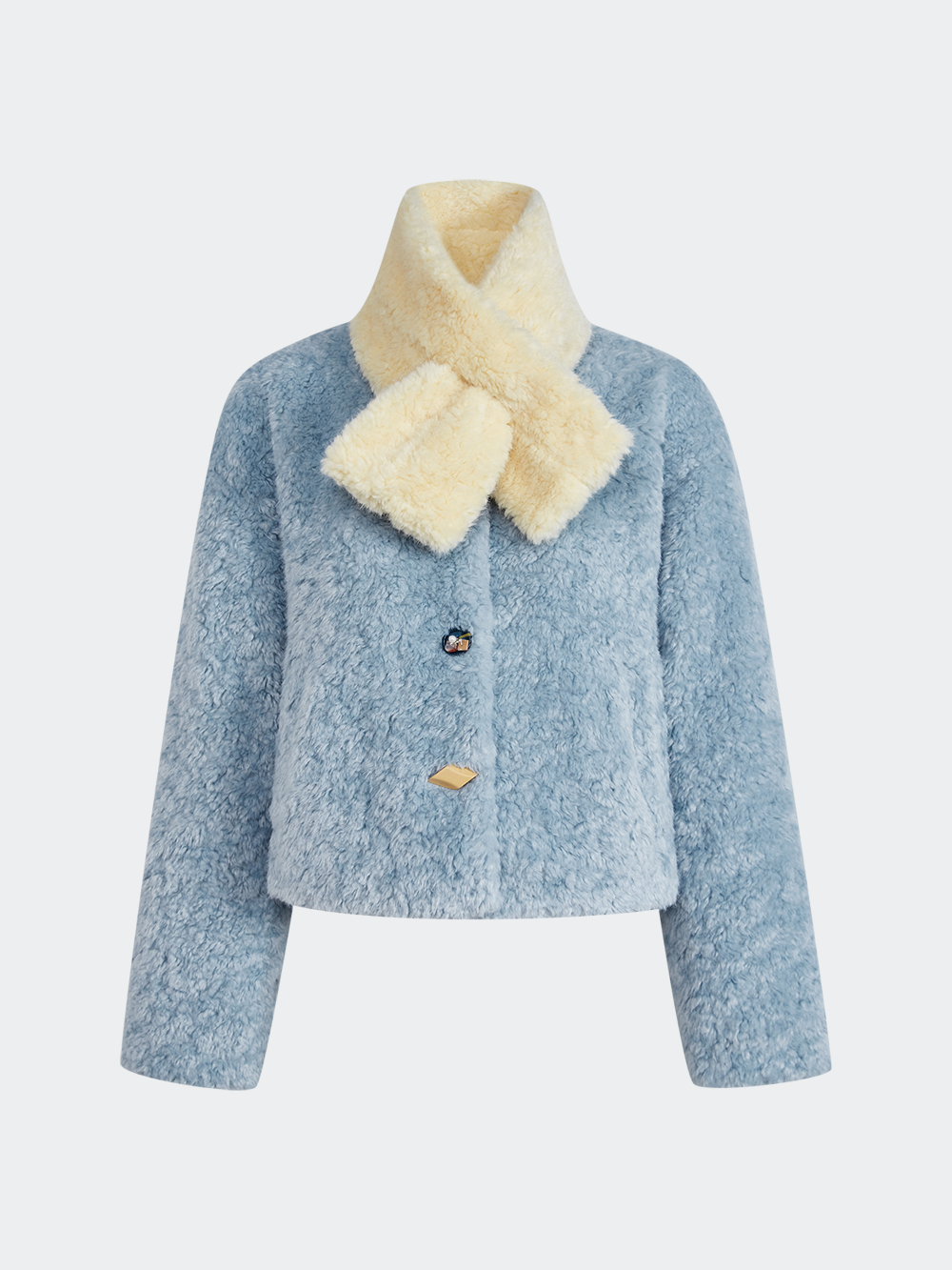 Fuzzy Scarf and Jacket