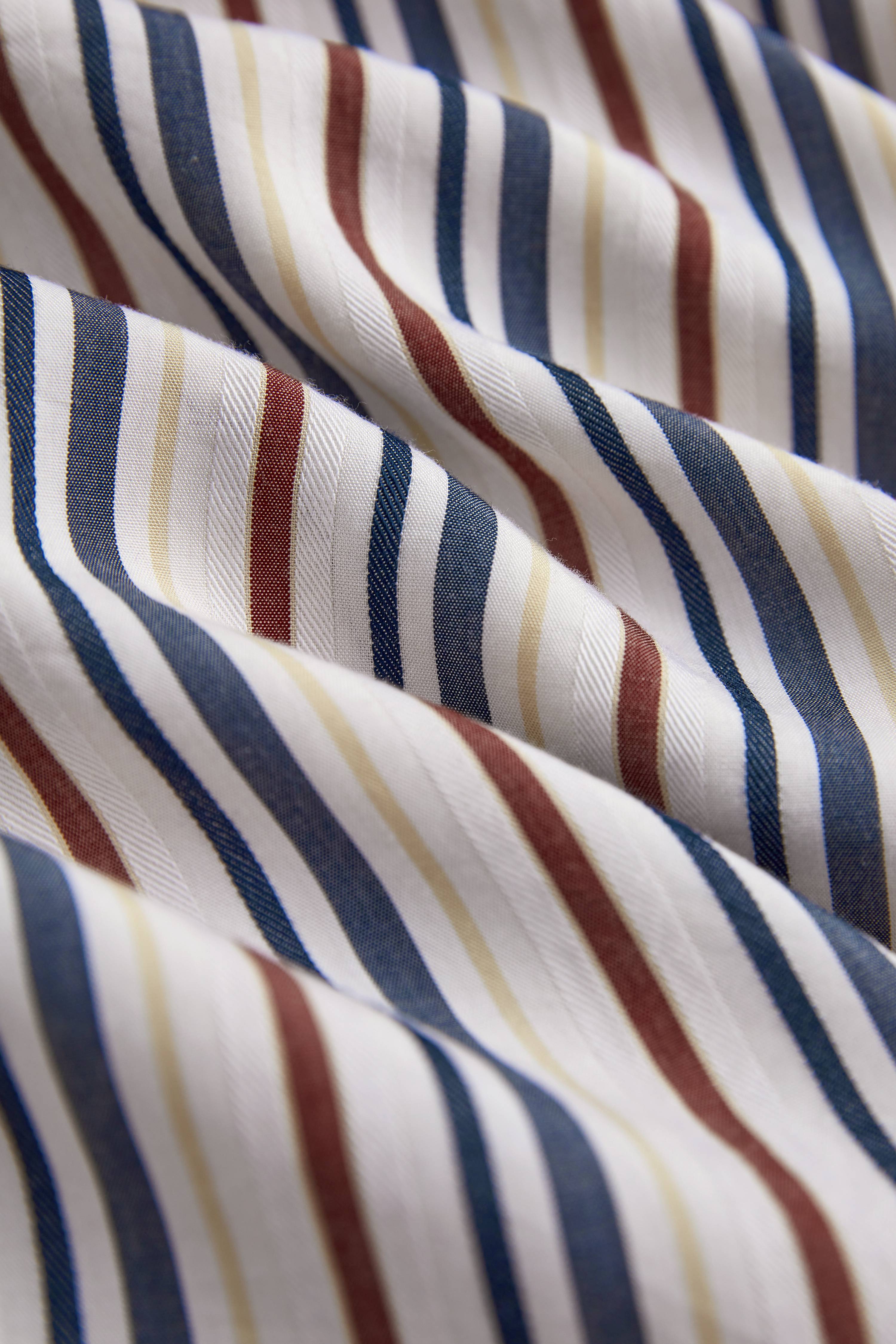 Belted Striped Dress