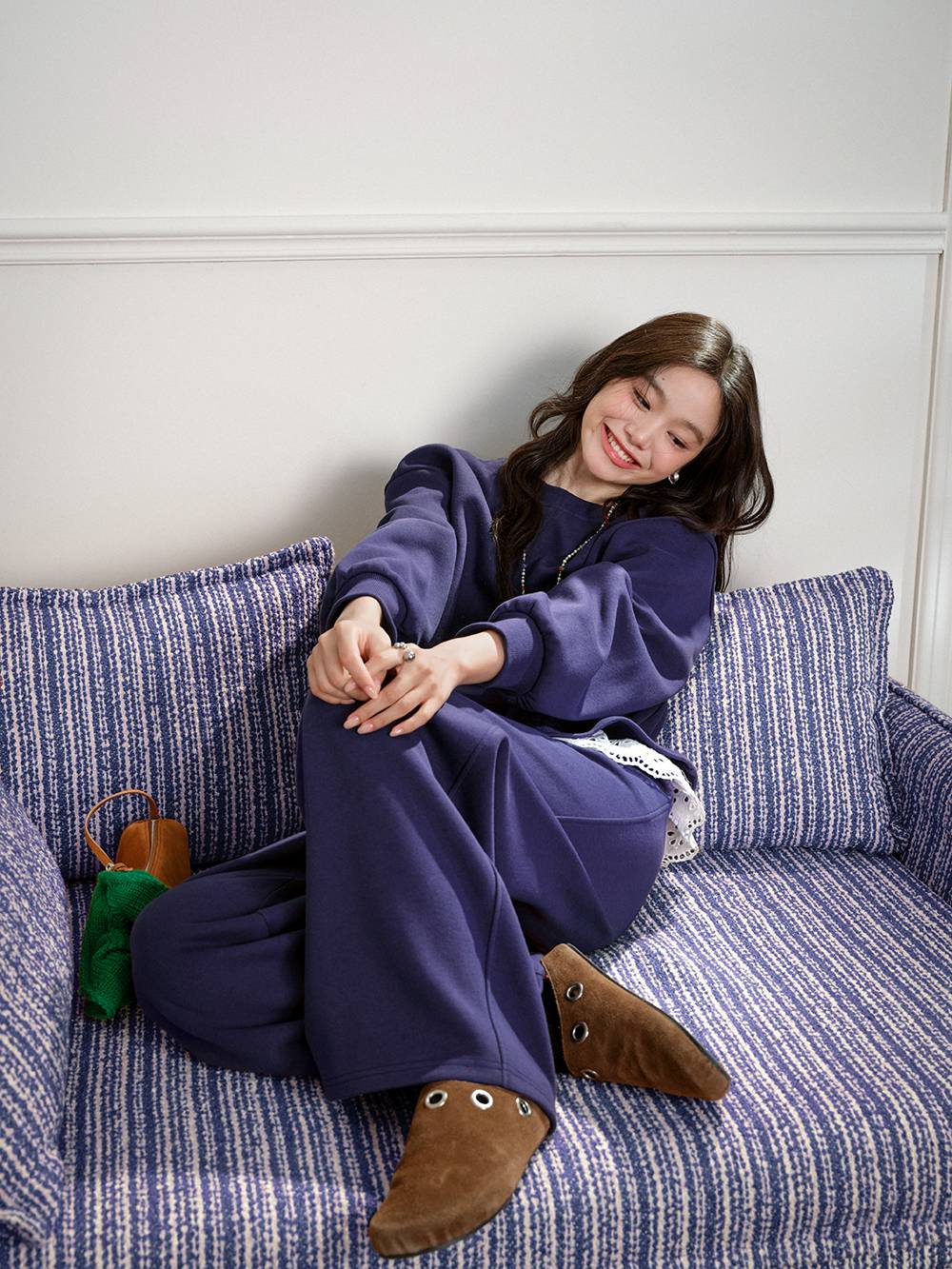 Drawstring Sweater and Elastic Pants