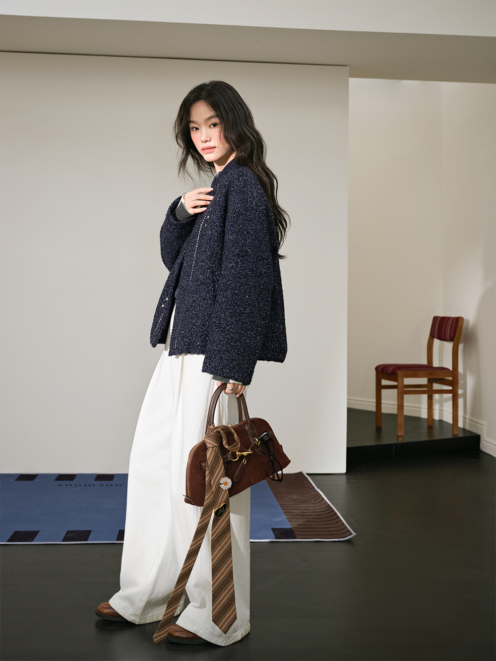 Textured Embroidered Jacket