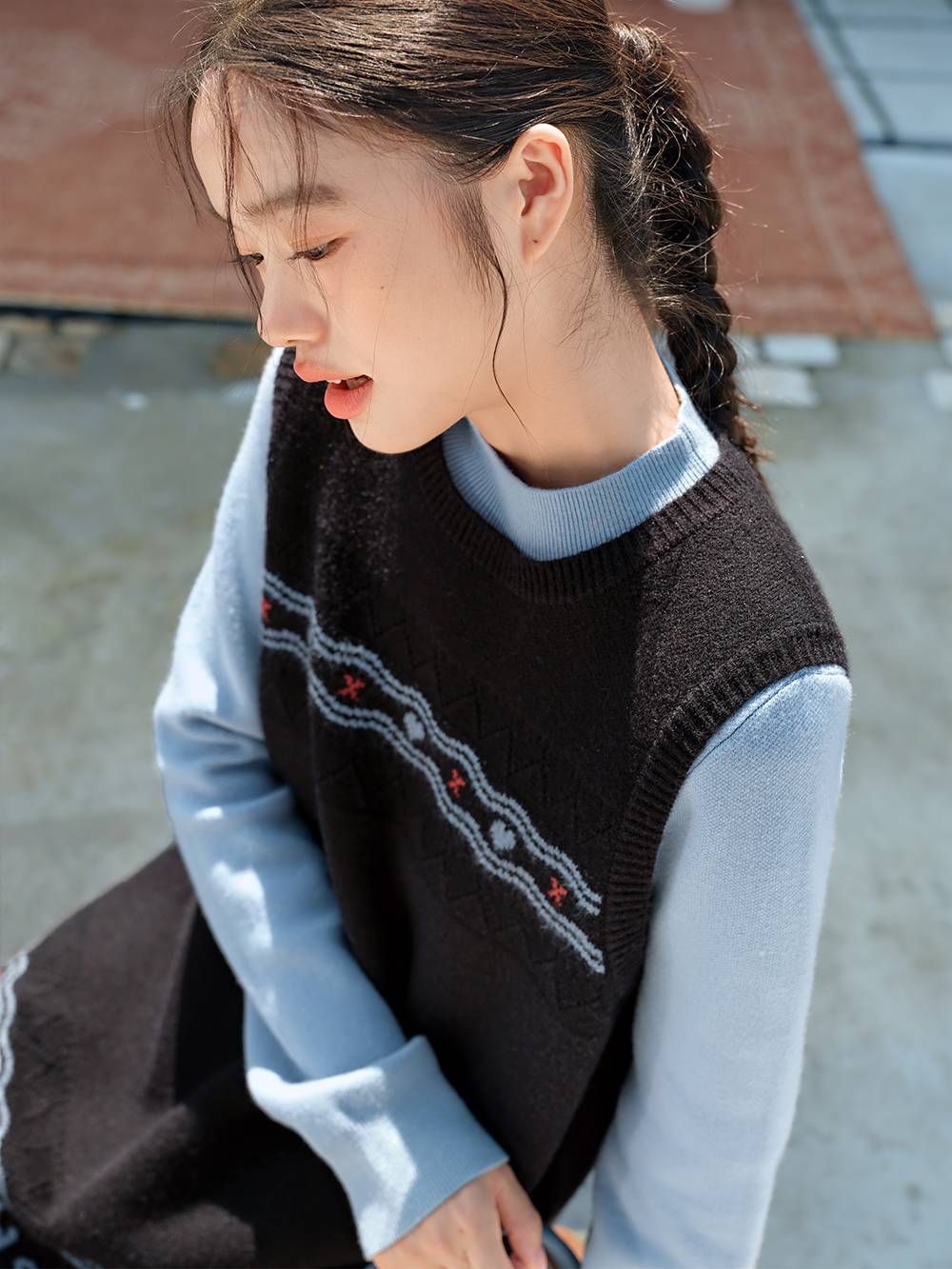 Fair Isle Knit Dress