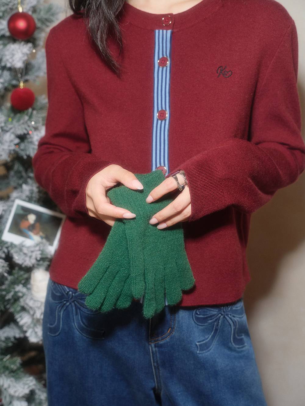 Long-Sleeve Knit Top