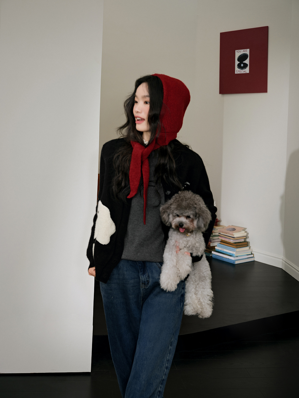 Mock Neck Long-Sleeve Top