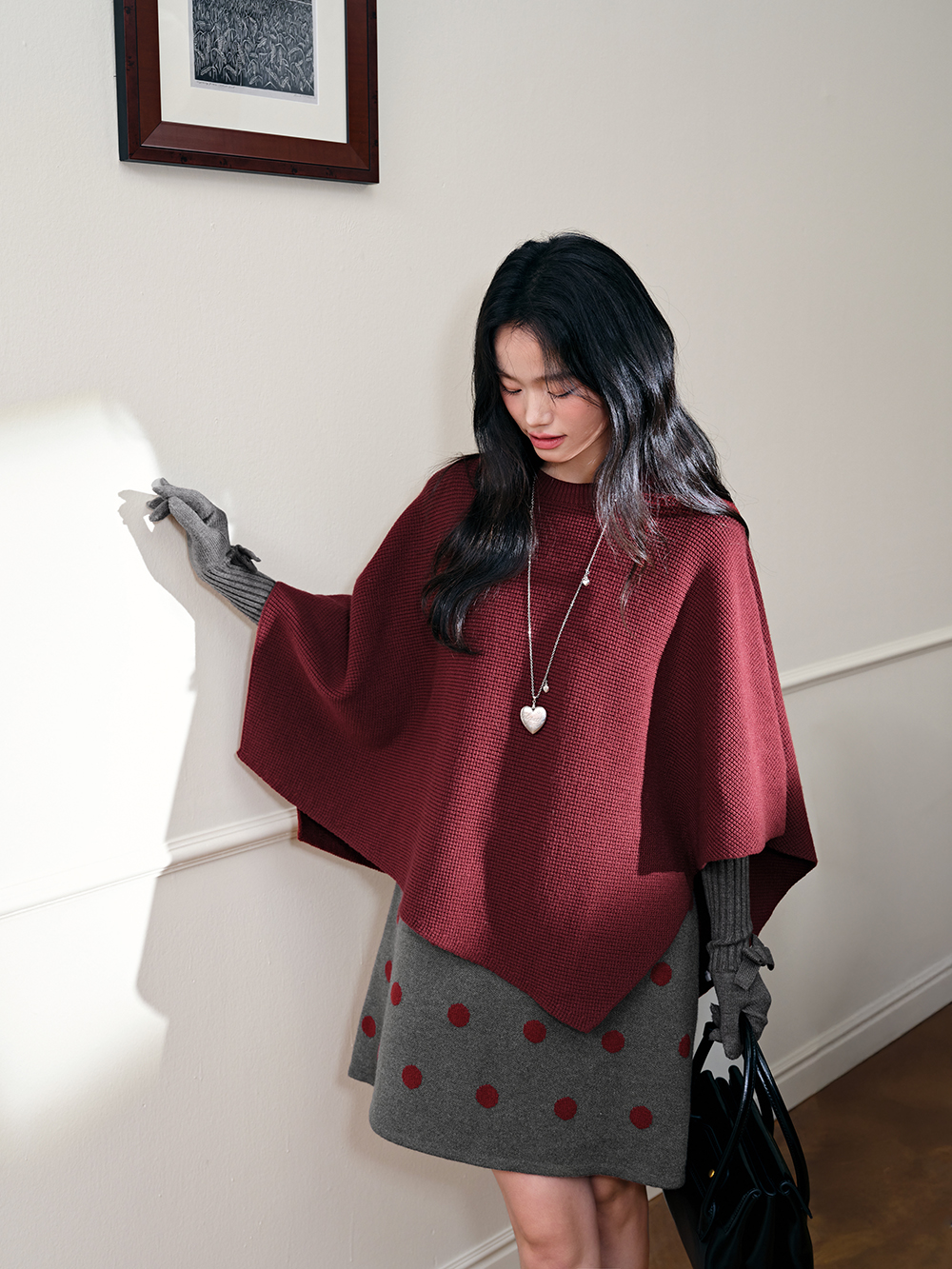 Cape Sweater and Tank Dress