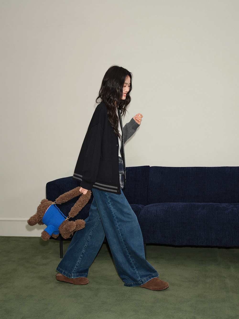 Colourblock Cardigan