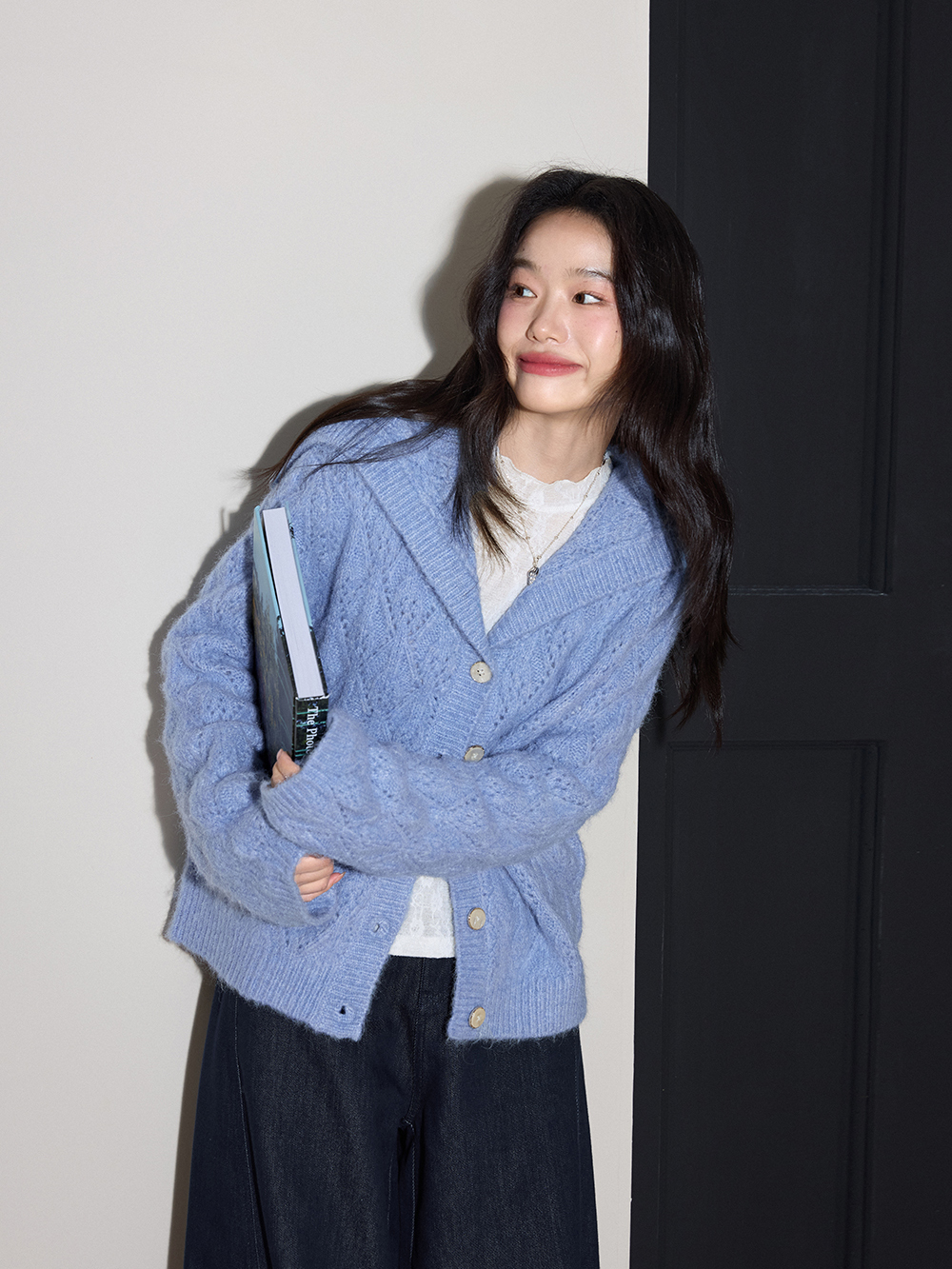 Sailor Collar Cardigan Sweater