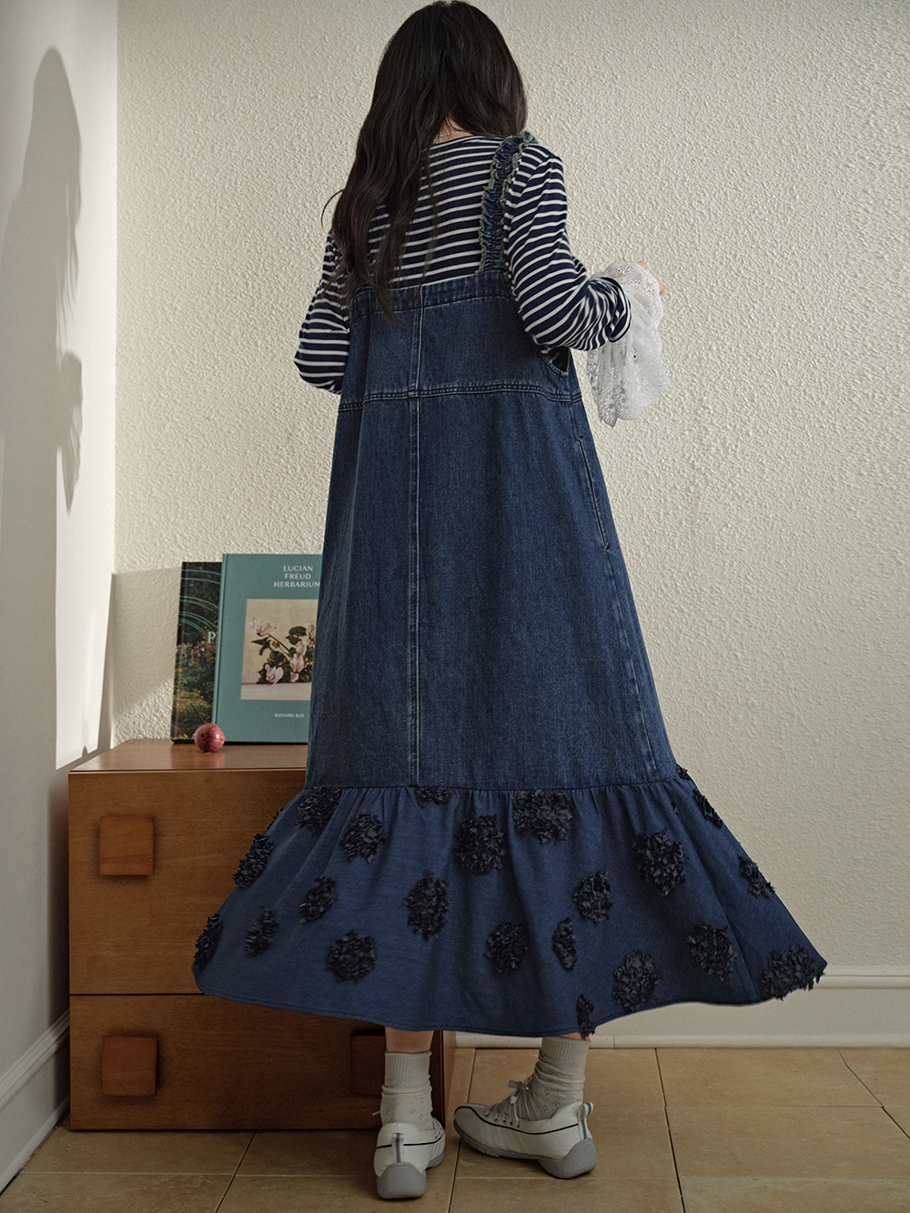 Denim Pinafore Dress