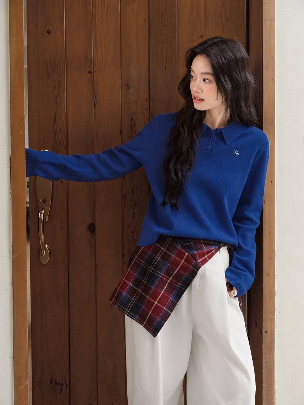 Long-Sleeve Knit Top