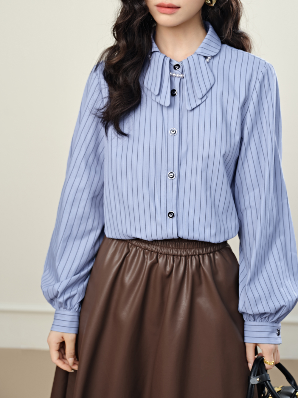 Bow Collar Shirt