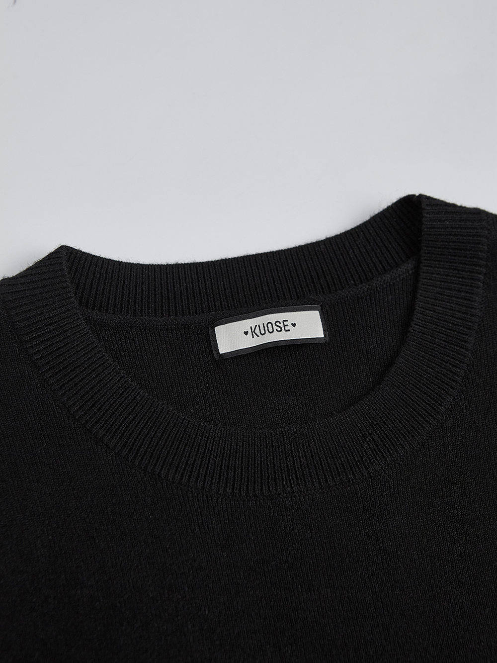 Red Cardigan and Black Dress