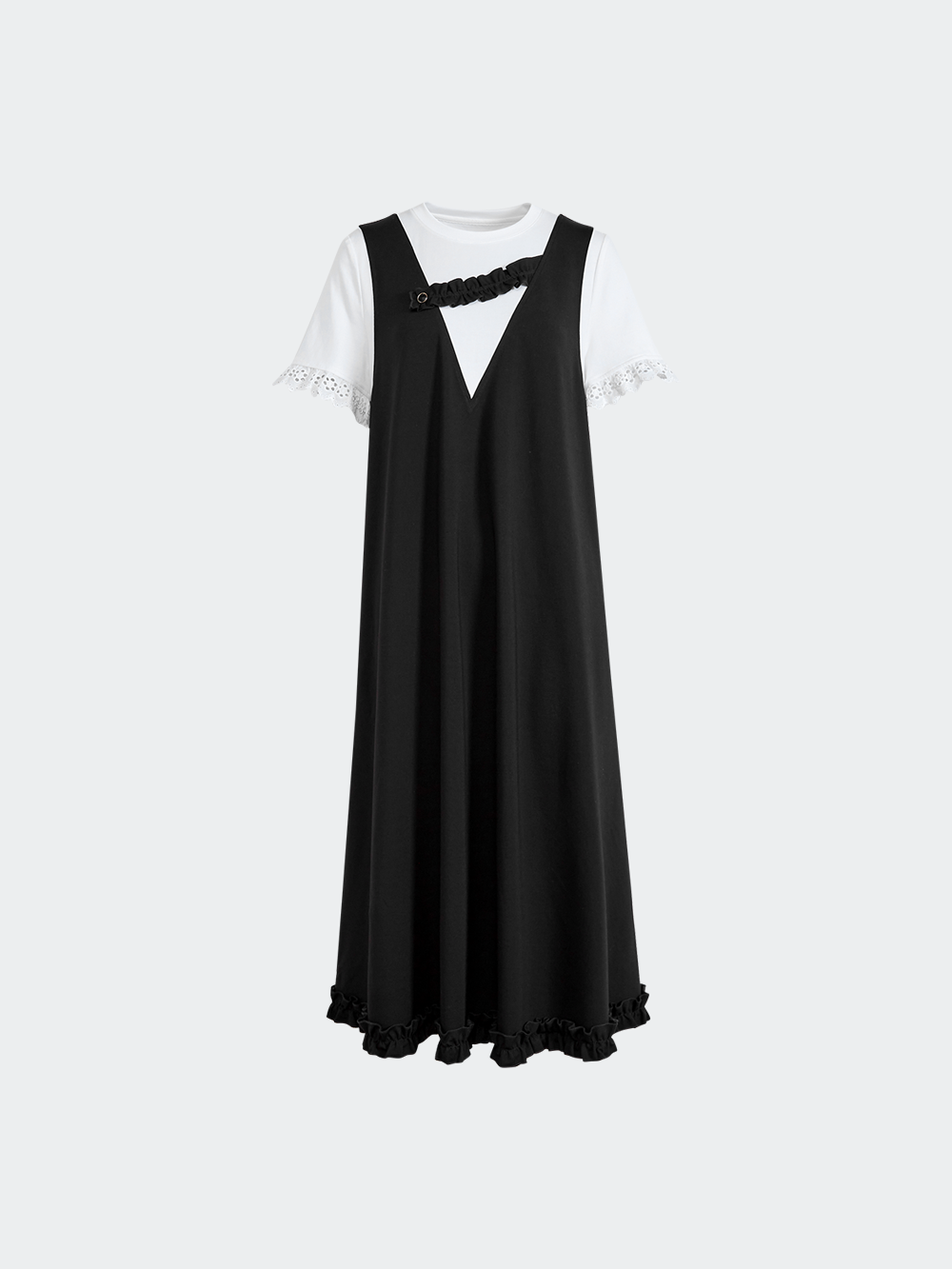 Fake Two-piece Dress