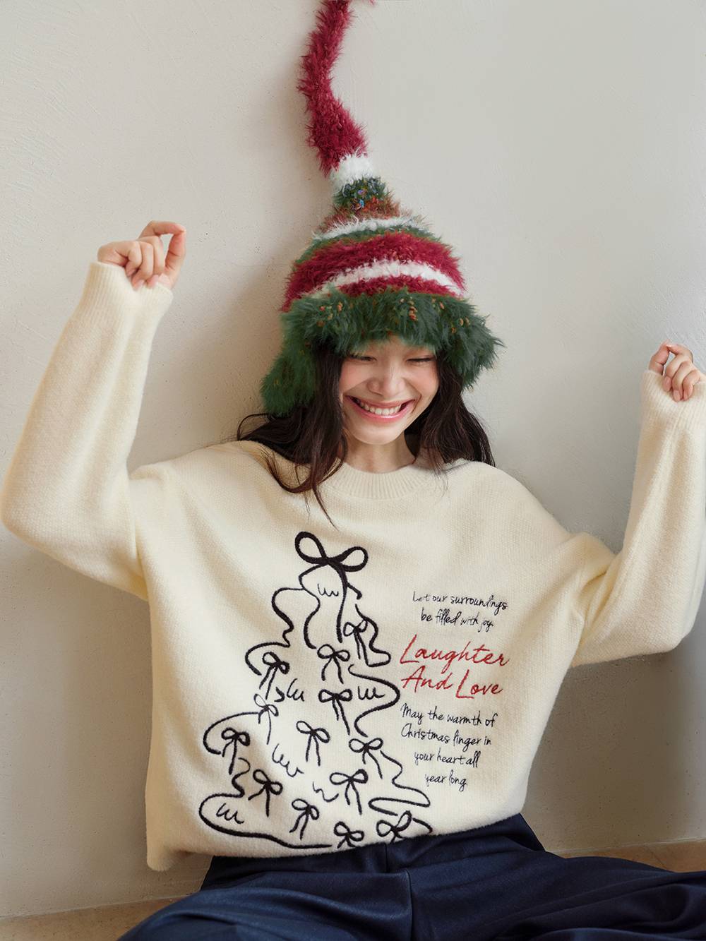 Christmas Tree Graphic Sweater