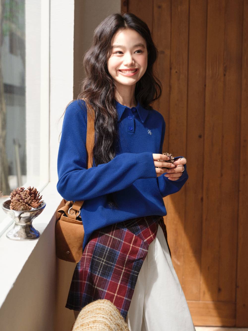 Long-Sleeve Knit Top