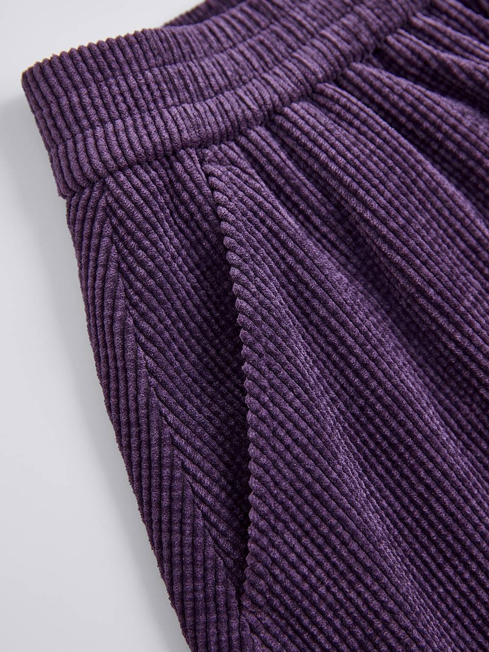 Corduroy Wide-Leg Pants