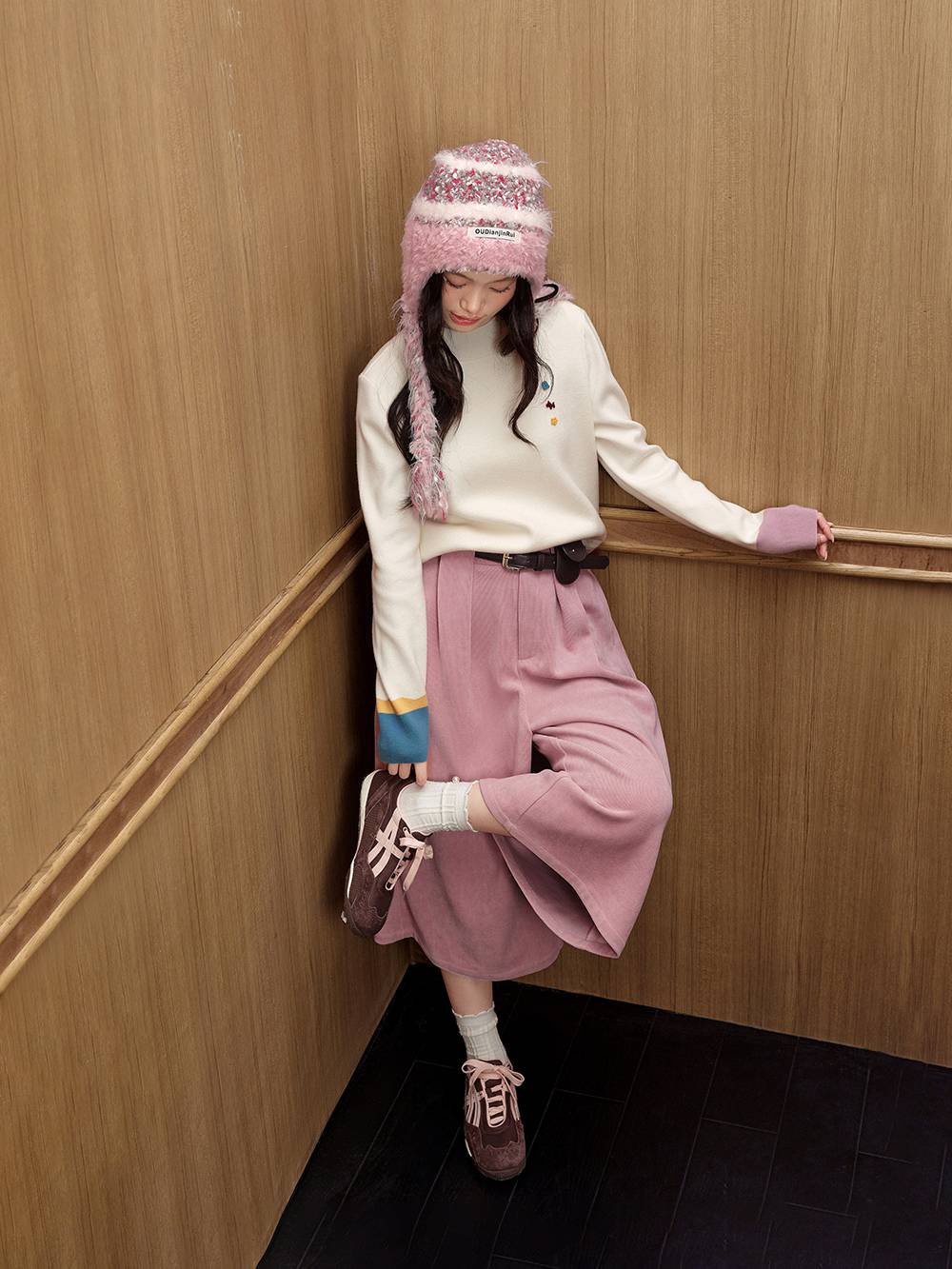 Cropped Wide Leg Pants