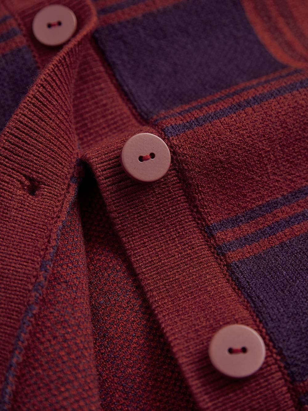 Red Plaid Cardigan Sweater