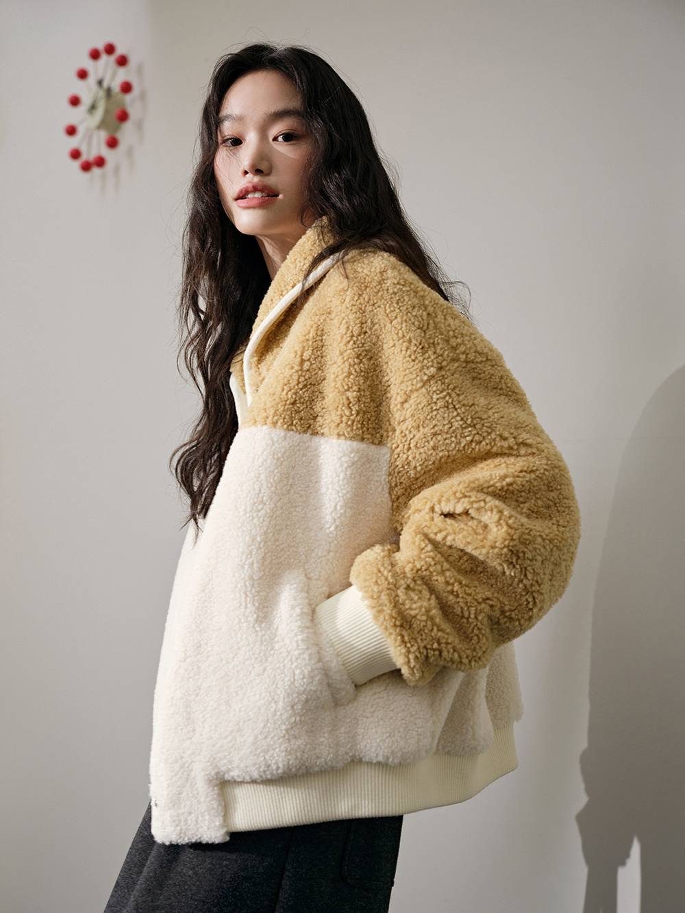 Faux Shearling Jacket