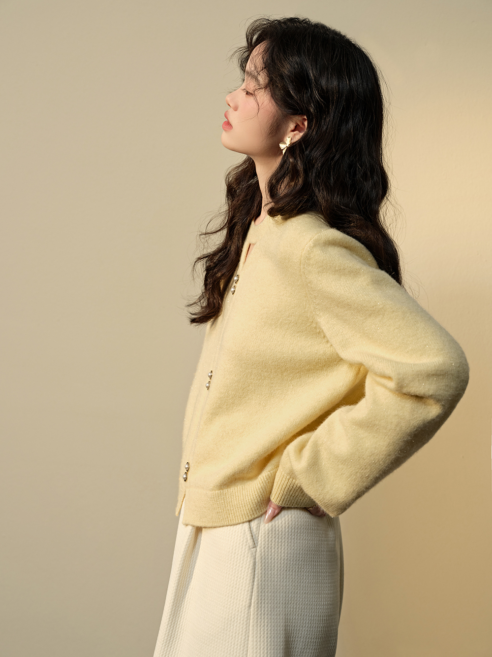 Front Cut Out Sweater