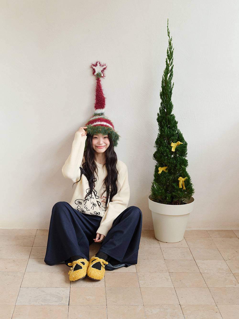 Christmas Tree Graphic Sweater