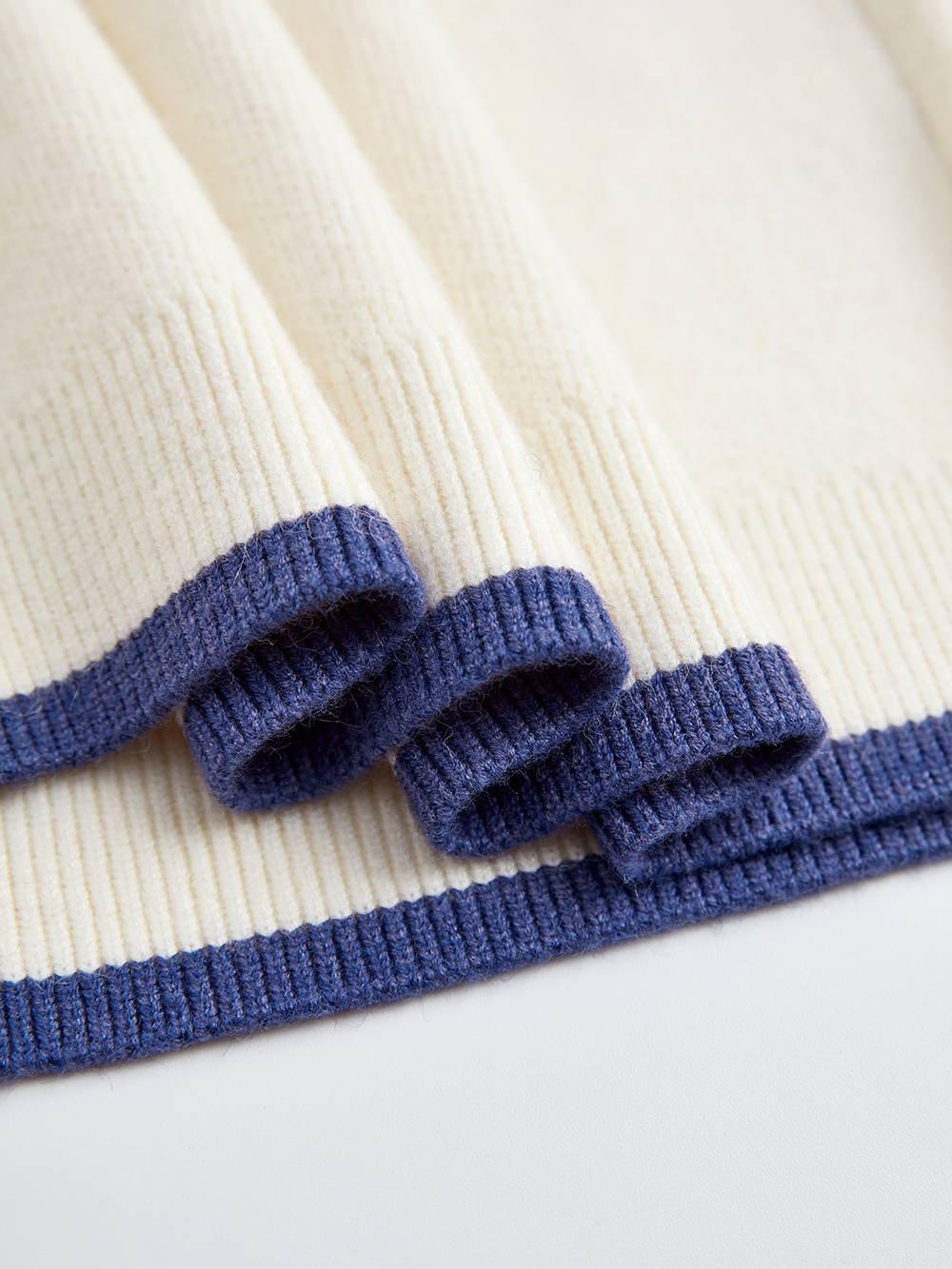 Textured Embroidered Sweater