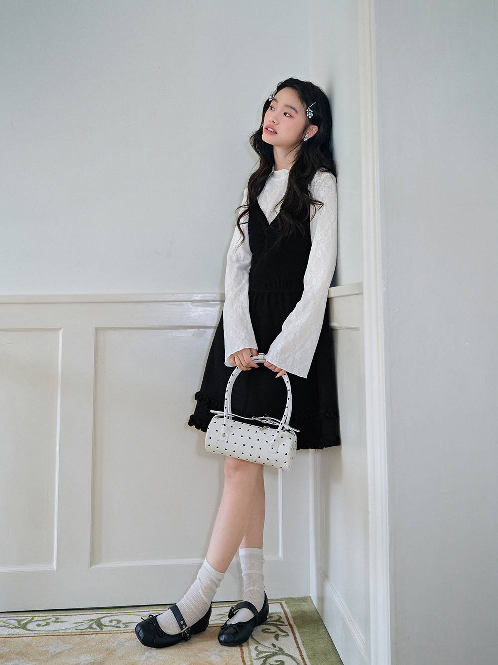 Cami Dress and Lace Top