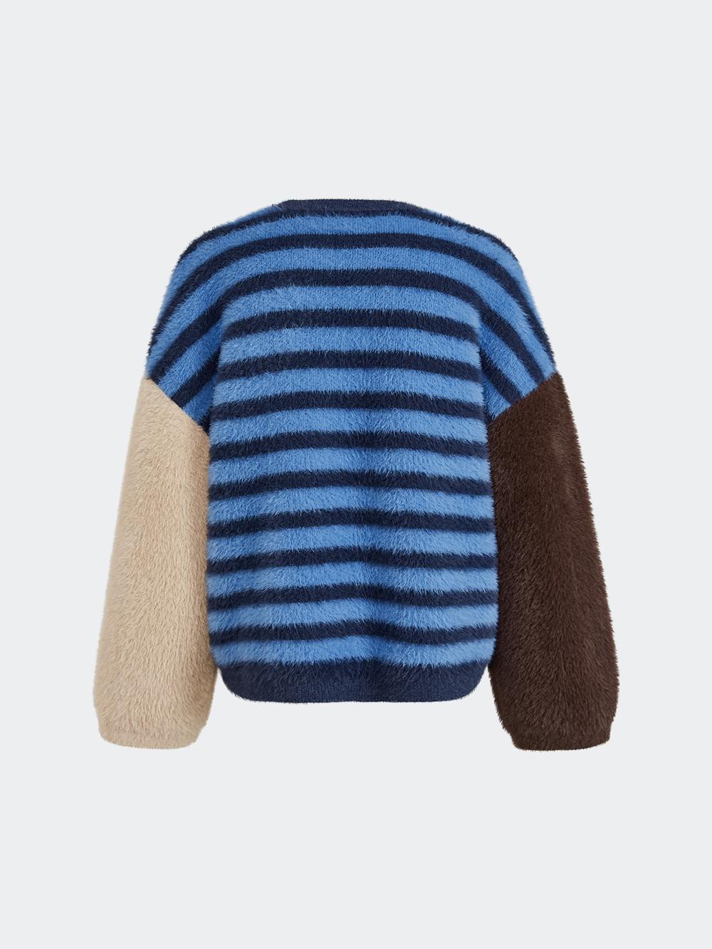 Fuzzy Striped Sweater