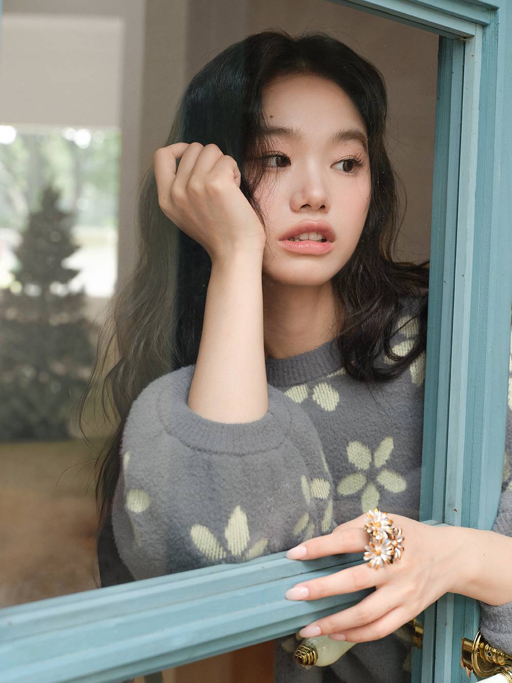 Floral Relaxed Sweater