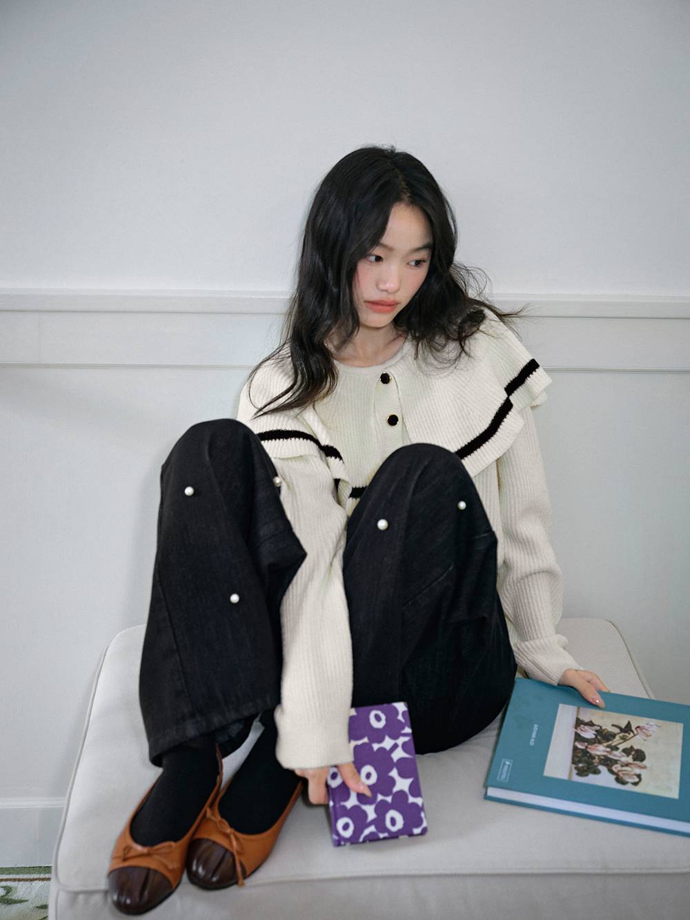 Cape Cardigan Sweater